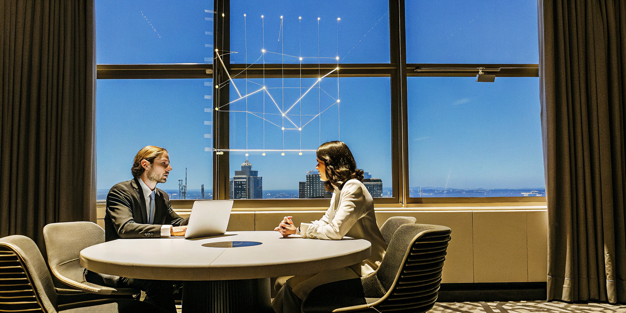 Professionals calculating the average cost of benefits per employee.
