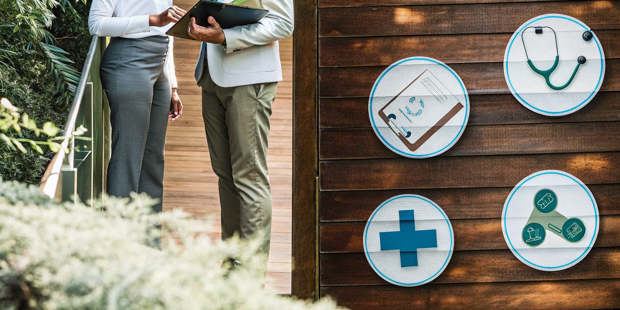 An insurance expert explaining group health insurance requirements to a business owner.