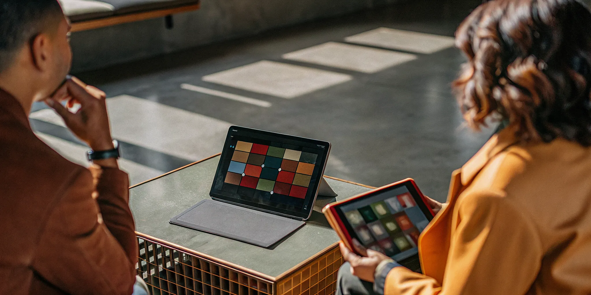 A manager reviews the features and analytics of a benefits administration platform.